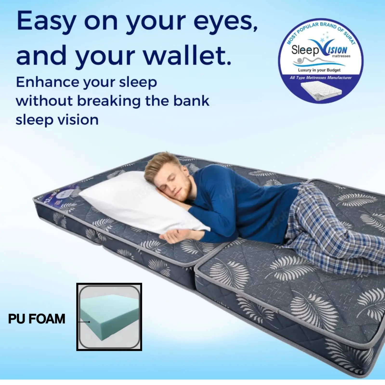 Sleep Vision Mattress - 10 Years Warranty